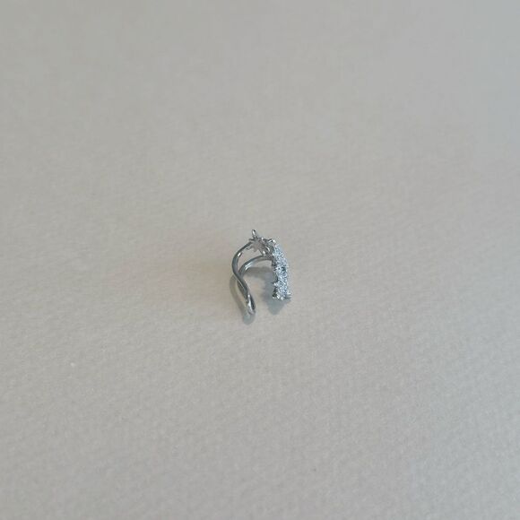 Star cuff Earrings M1268 - Picture 3 of 4